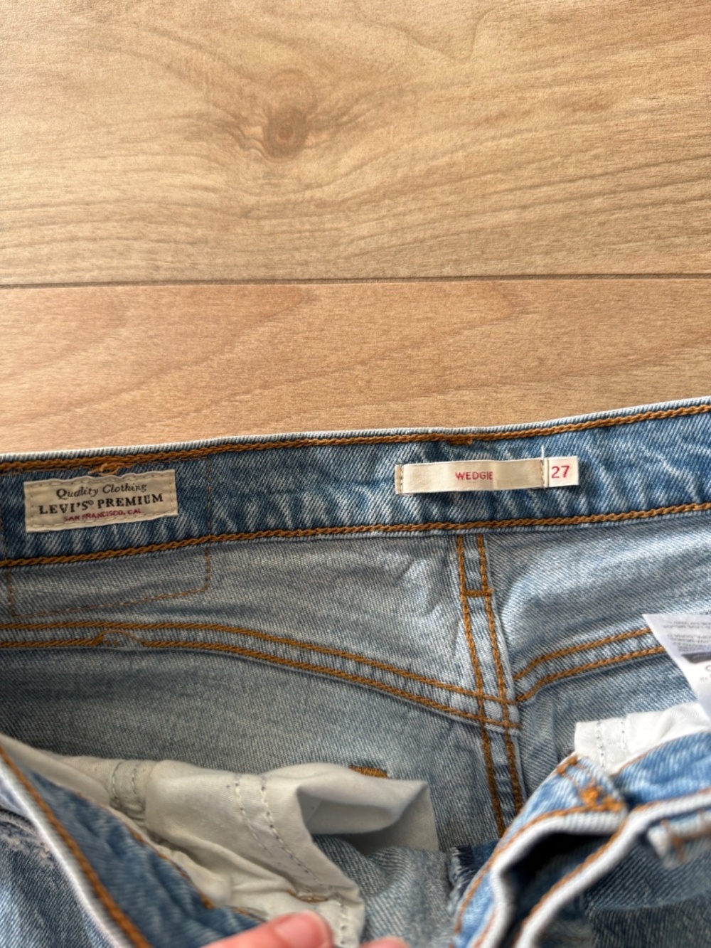 Levi's Wedgie Straight High-Rise Jean 80s Scandinavian Coastal Grandmother - Picture 3 of 4